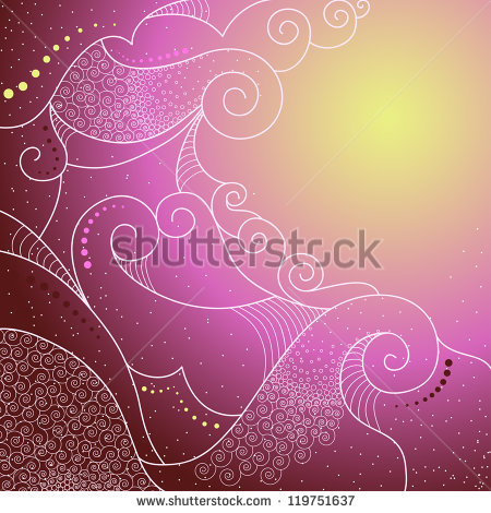 Pink Purple Abstract Swirls