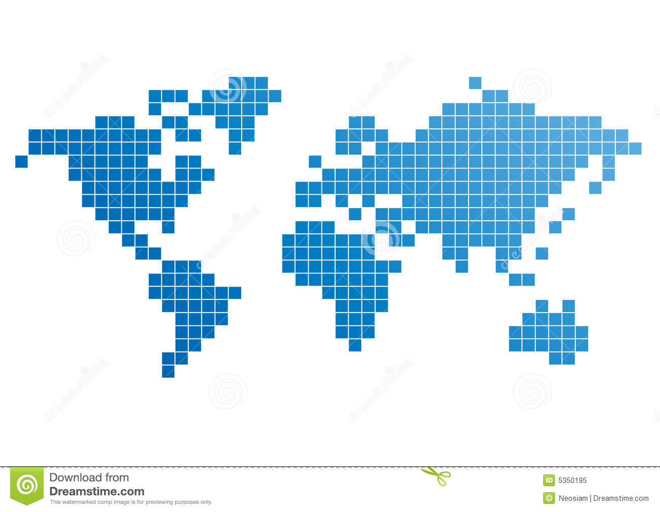 Pixel World Map