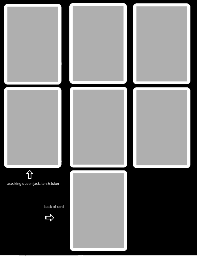13 Playing Card Design Template Images - Printable Blank Playing Cards