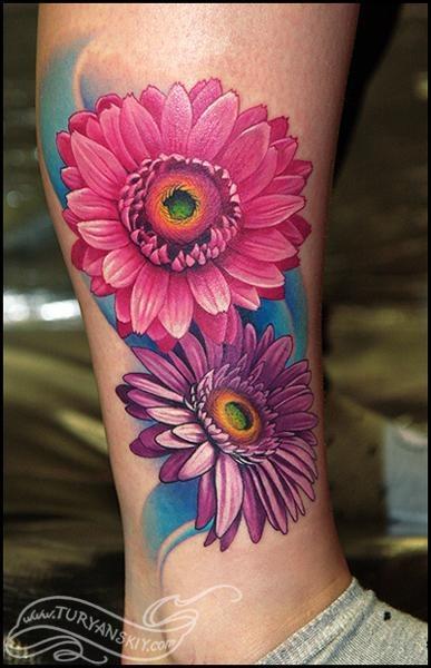 Pretty Daisy Tattoo