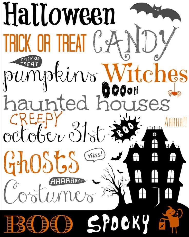 Printable Halloween Fonts