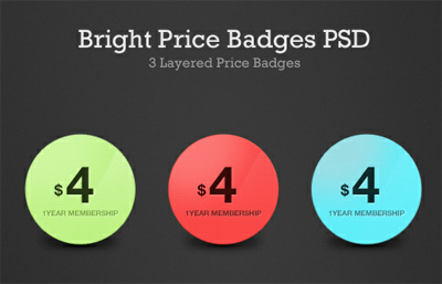 PSD Badge Templates PSD Badge Templates