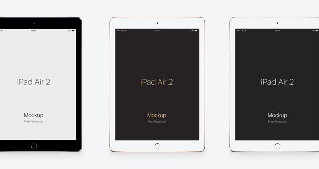 PSD Vector Mockup iPad Air PSD Vector Mockup iPad Air