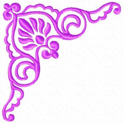 Purple Corner Border Designs Purple Corner Border Designs