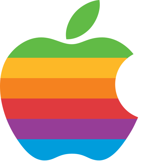 Rainbow Apple Logo Rainbow Apple Logo