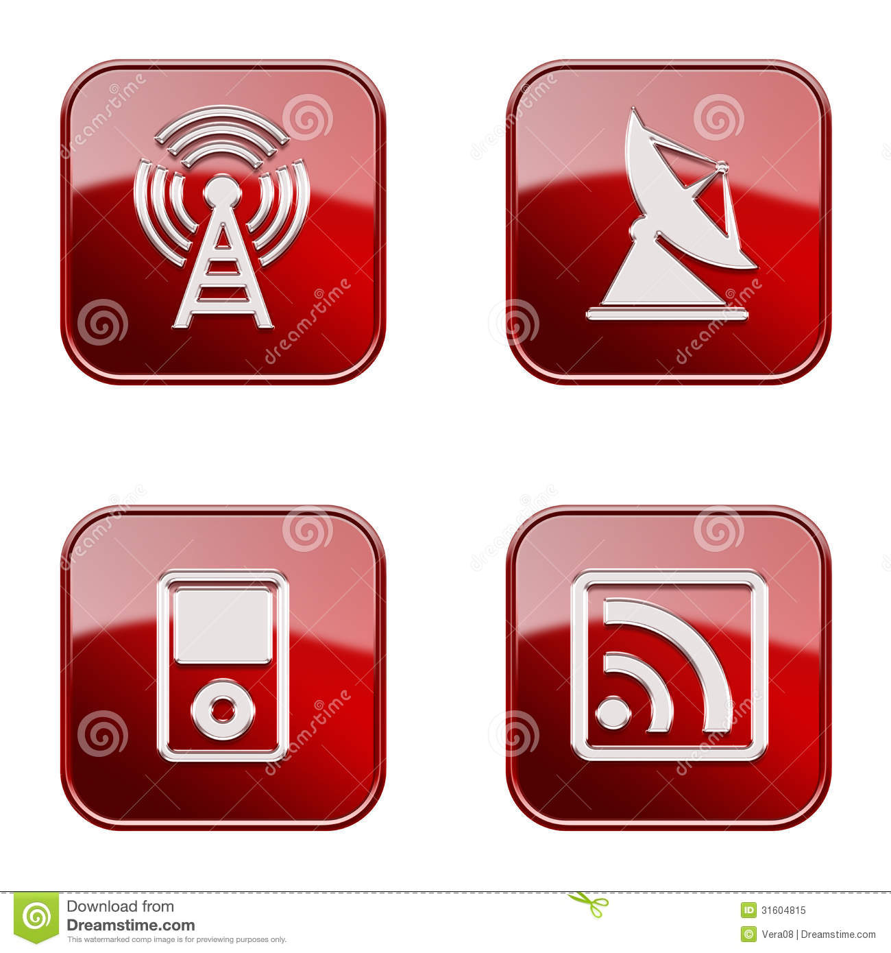 Red Antenna Icon