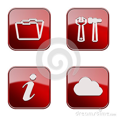 Red Folder Icon Sets