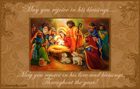Religious Merry Christmas Greetings