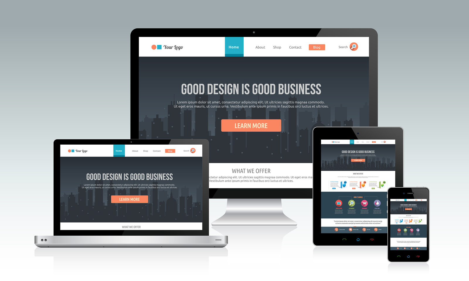 6 Responsive Web Design Tutorial Images