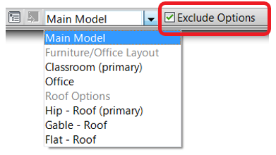 Revit Design Options