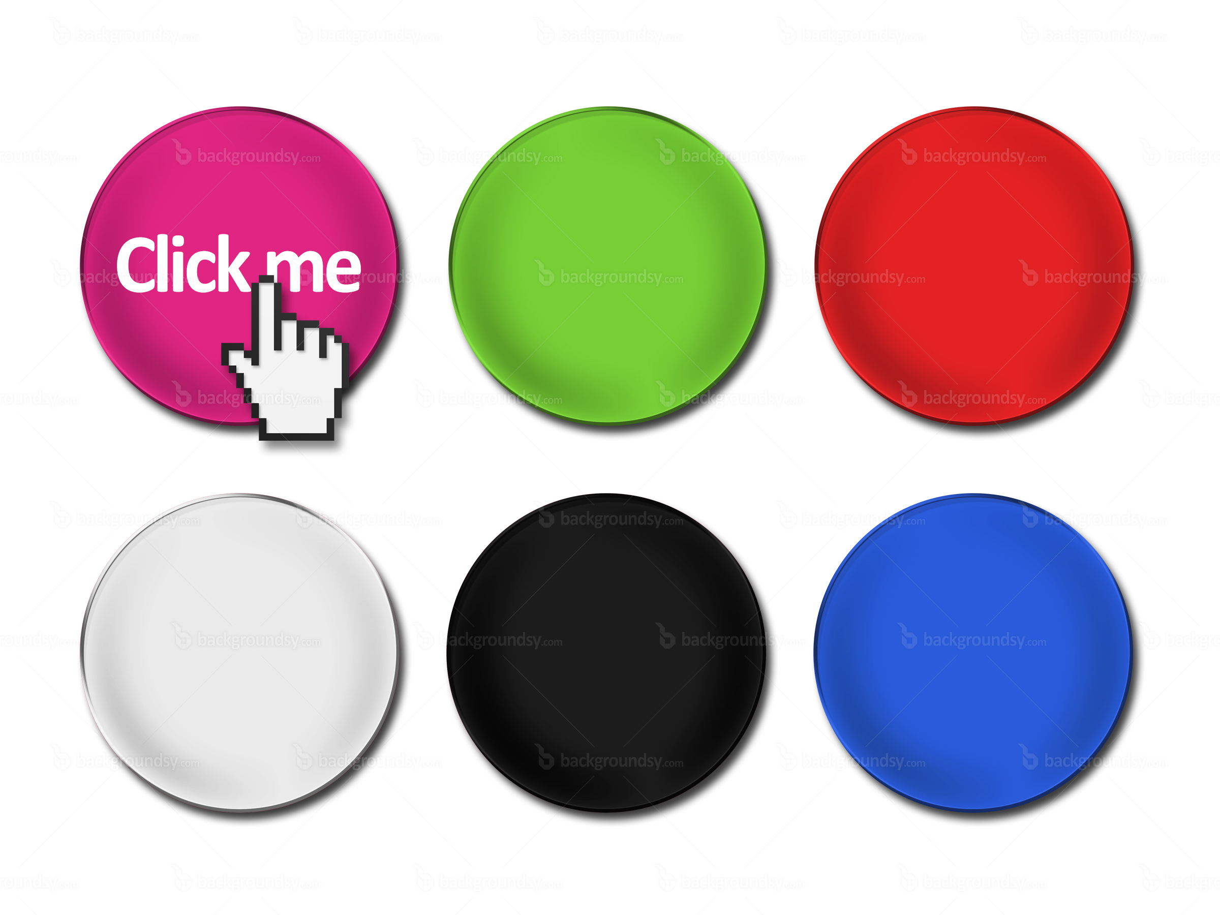 Round Button Template