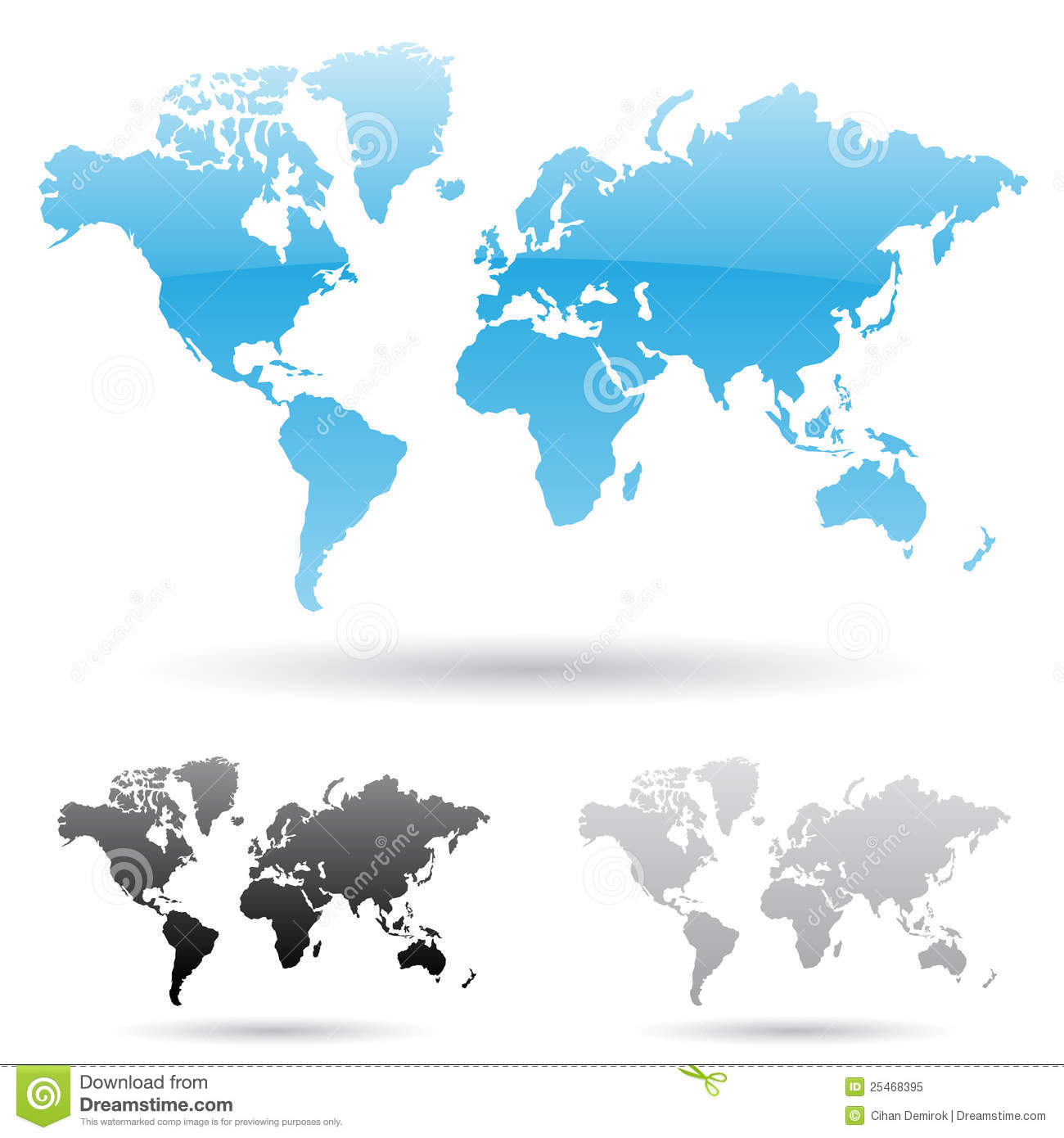 Royalty Free World Map