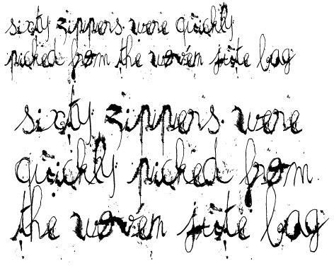 Scary Letter Fonts Alphabet Scary Letter Fonts Alphabet