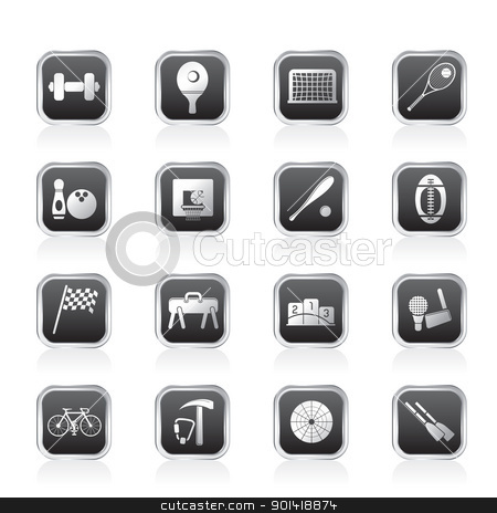 12 Simple Sports Icons Images