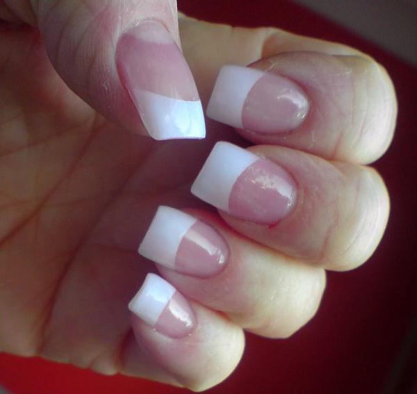 Simple White Tip Nail Designs