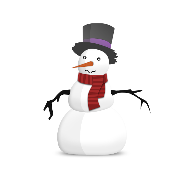 Snowman Icon Vector Free