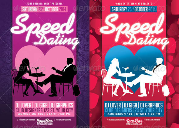 Speed Dating Flyer Templates