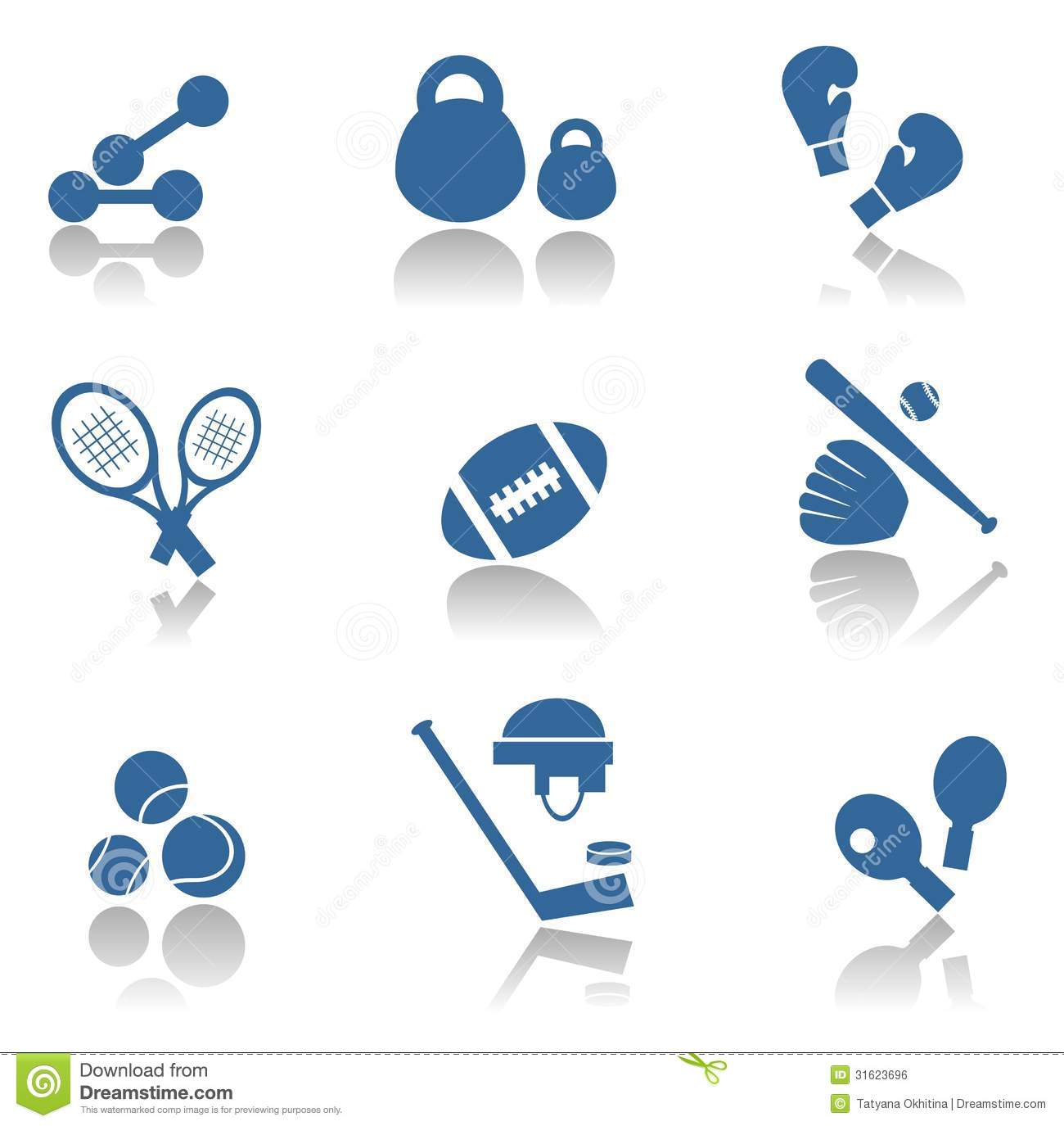 Sports Equipment Symbols