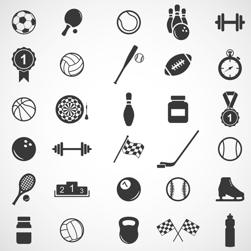 Sports Icons Vector Free Download