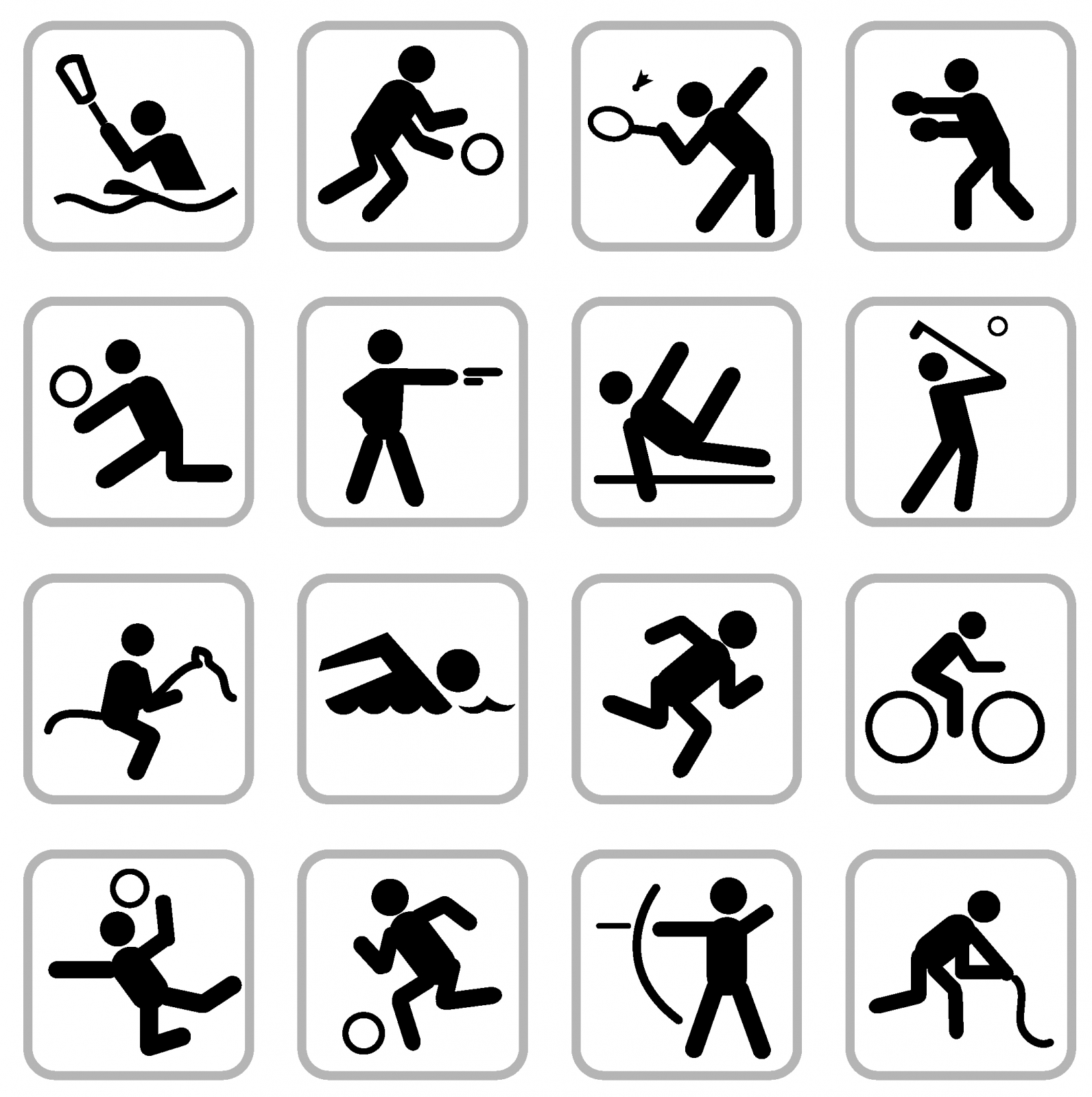 Sports Icons Vector Free Download Sports Icons Vector Free Download