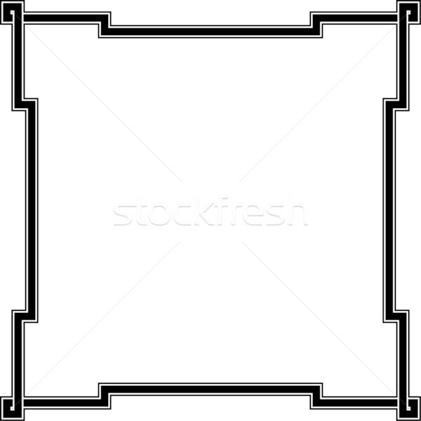 Square Vector Frame and Borders