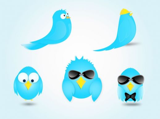 Twitter Bird Cartoons