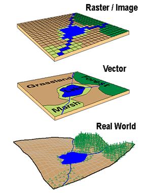 5 Vector And Raster Data GIS Images