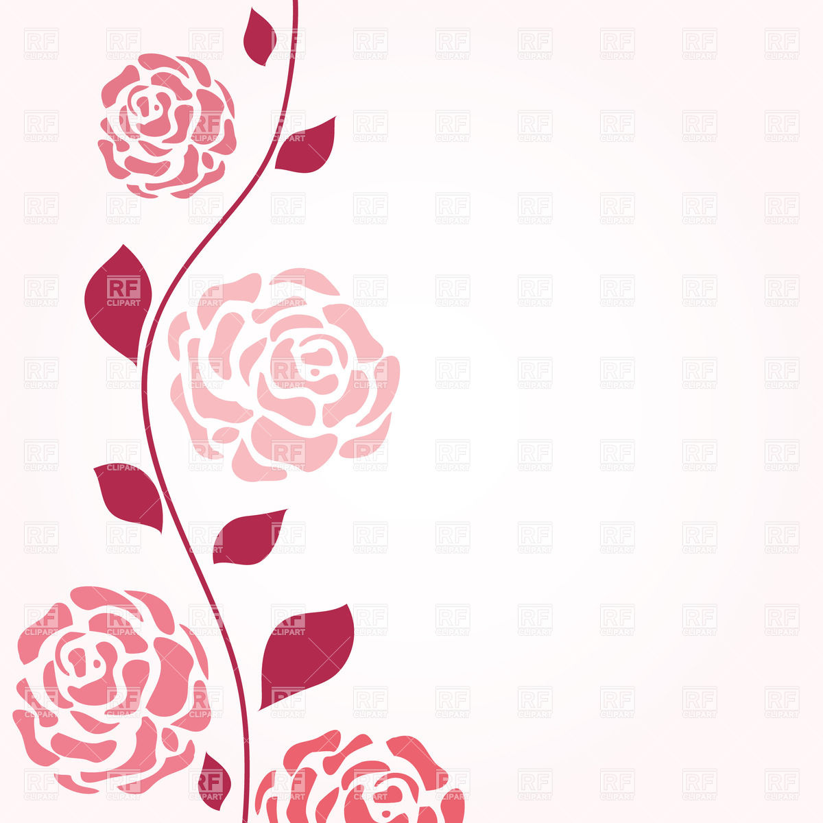 Vector Rose Clip Art