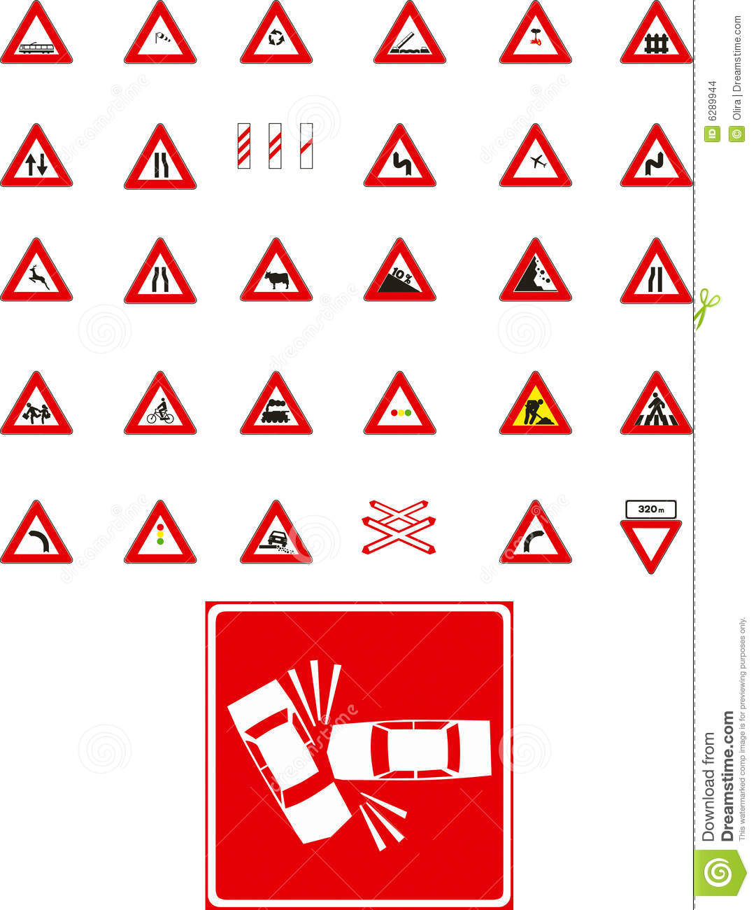 Vector Traffic Signs