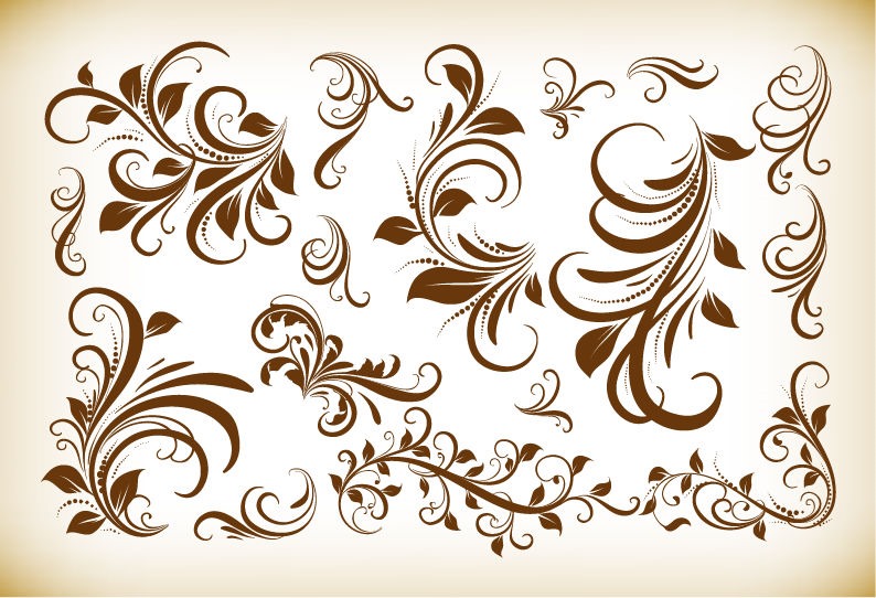 Vintage Floral Vector Design