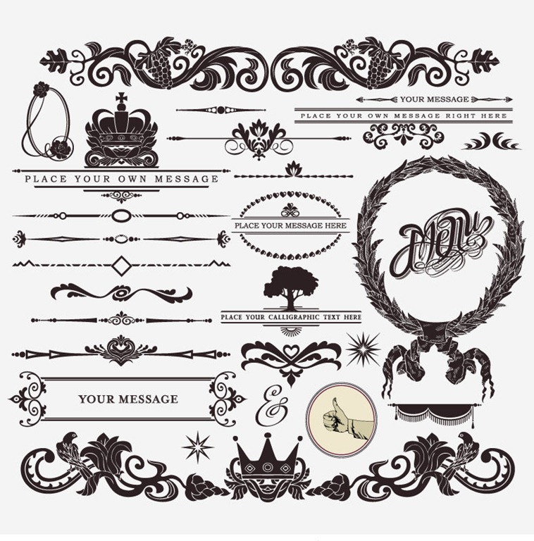 Vintage Vector Design Elements Vintage Vector Design Elements