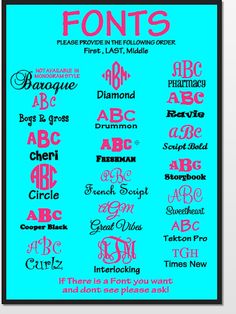 Vinyl Monogram Fonts Free