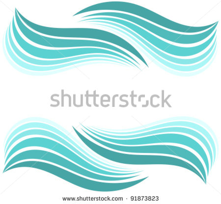Water Wave Border Clip Art