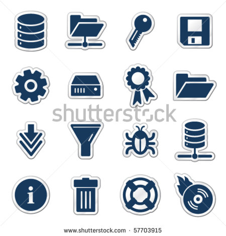 Web Server Icon Vector