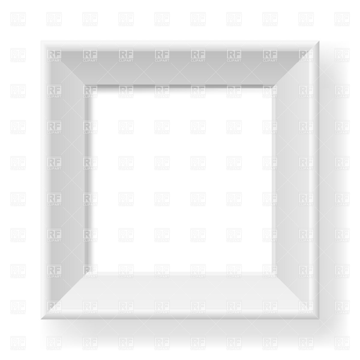 White Square Frames