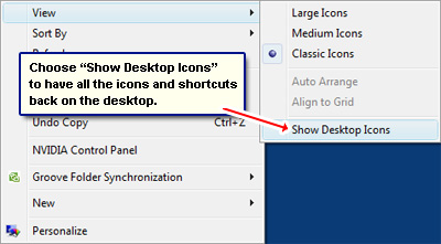 Windows Vista Show Desktop Icon Windows Vista Show Desktop Icon