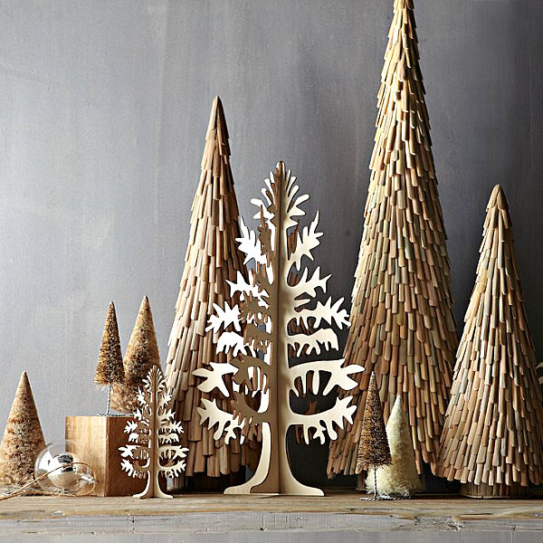Wooden Christmas Tree Decoration Ideas