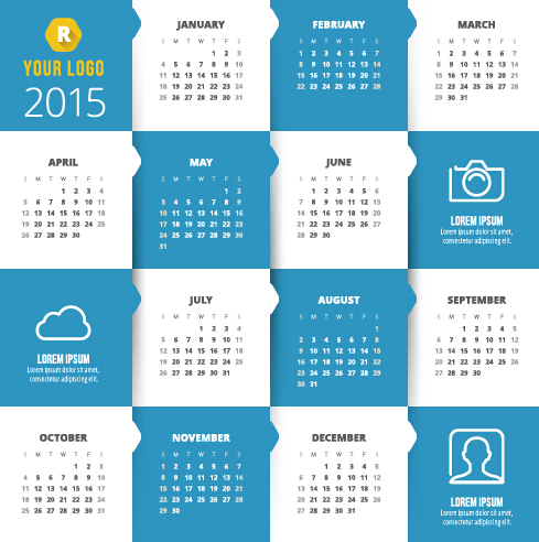 2015 Calendar Vector