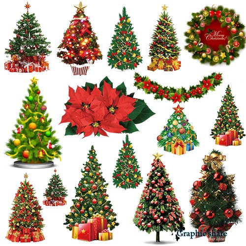 2015 Christmas Tree Clip Art