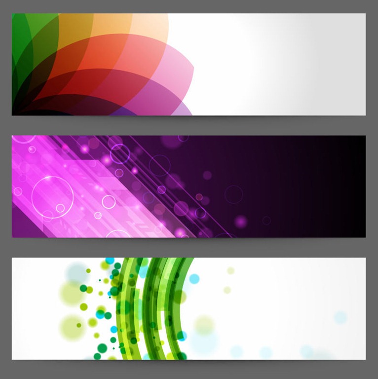 Abstract Design Banners Abstract Design Banners
