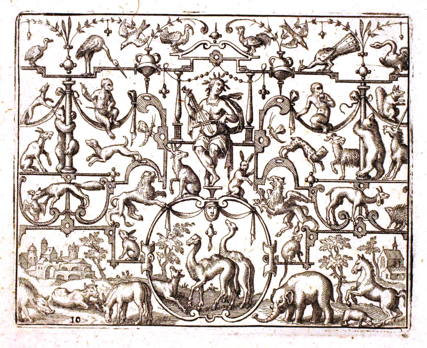 Animal Engraving 1700s French