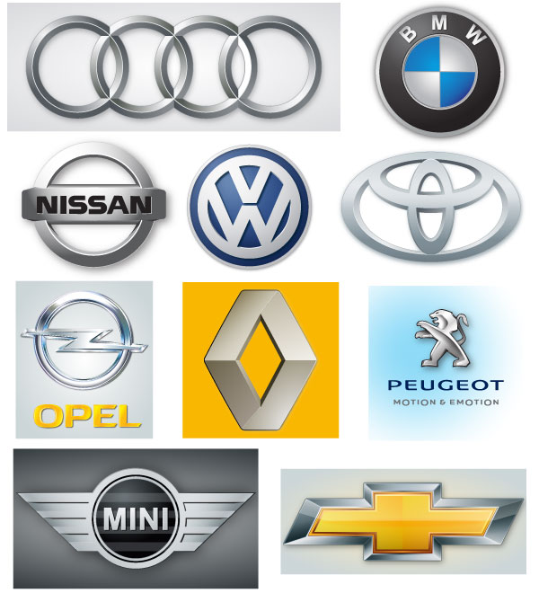 Auto Mobile Logos Symbols