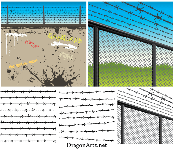 Barbed Wire Vector Free