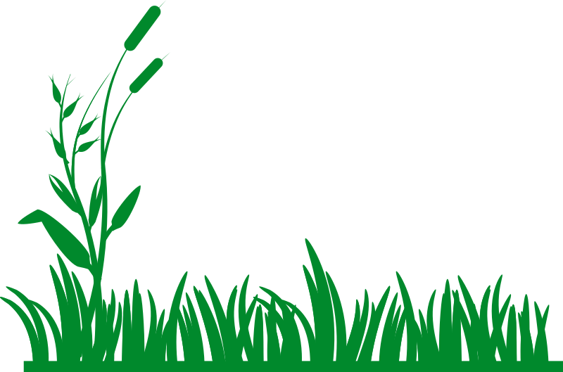 Black and White Grass Clip Art