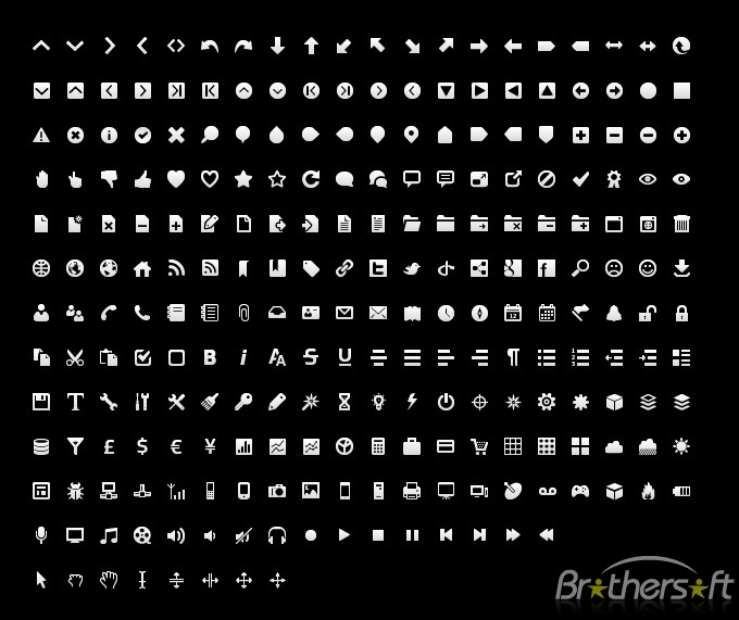 Black and White Icons Free