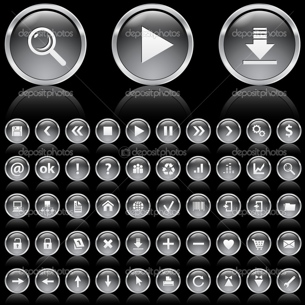 Black and White Icons