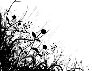 Black and White Silhouette Patterns Black and White Silhouette Patterns