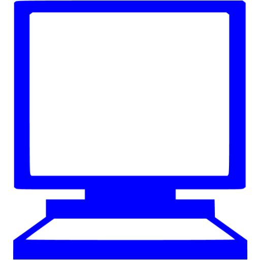 Black Computer Icon Black Computer Icon