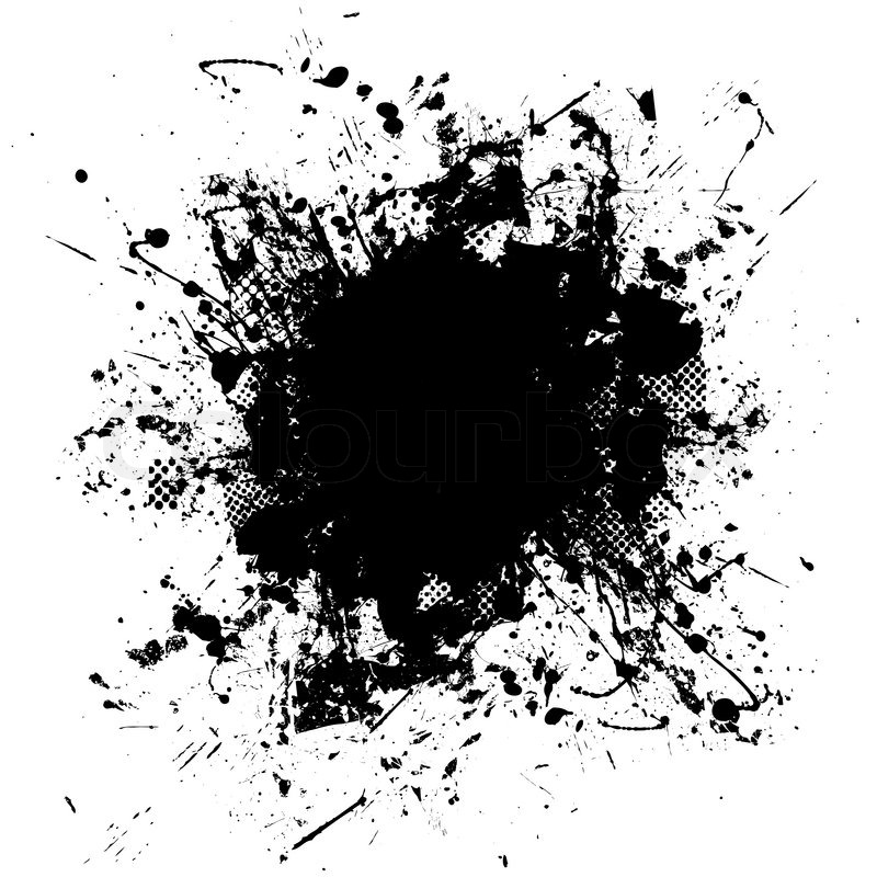 Black Mud Splatter Texture