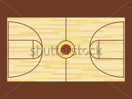 Blank Basketball Court